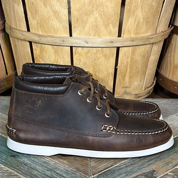 L.L. Bean Shoes Ll Bean Boat Moc Oiled Leather Chukka Boots Poshmark